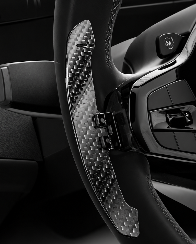 Levas Magnéticas Longas de Carbono - BMW F/G