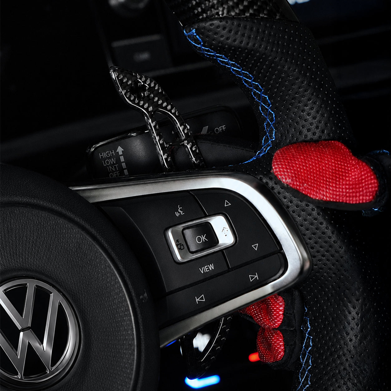 Levas Magnéticas Curtas de Carbono - VW GOLF 7