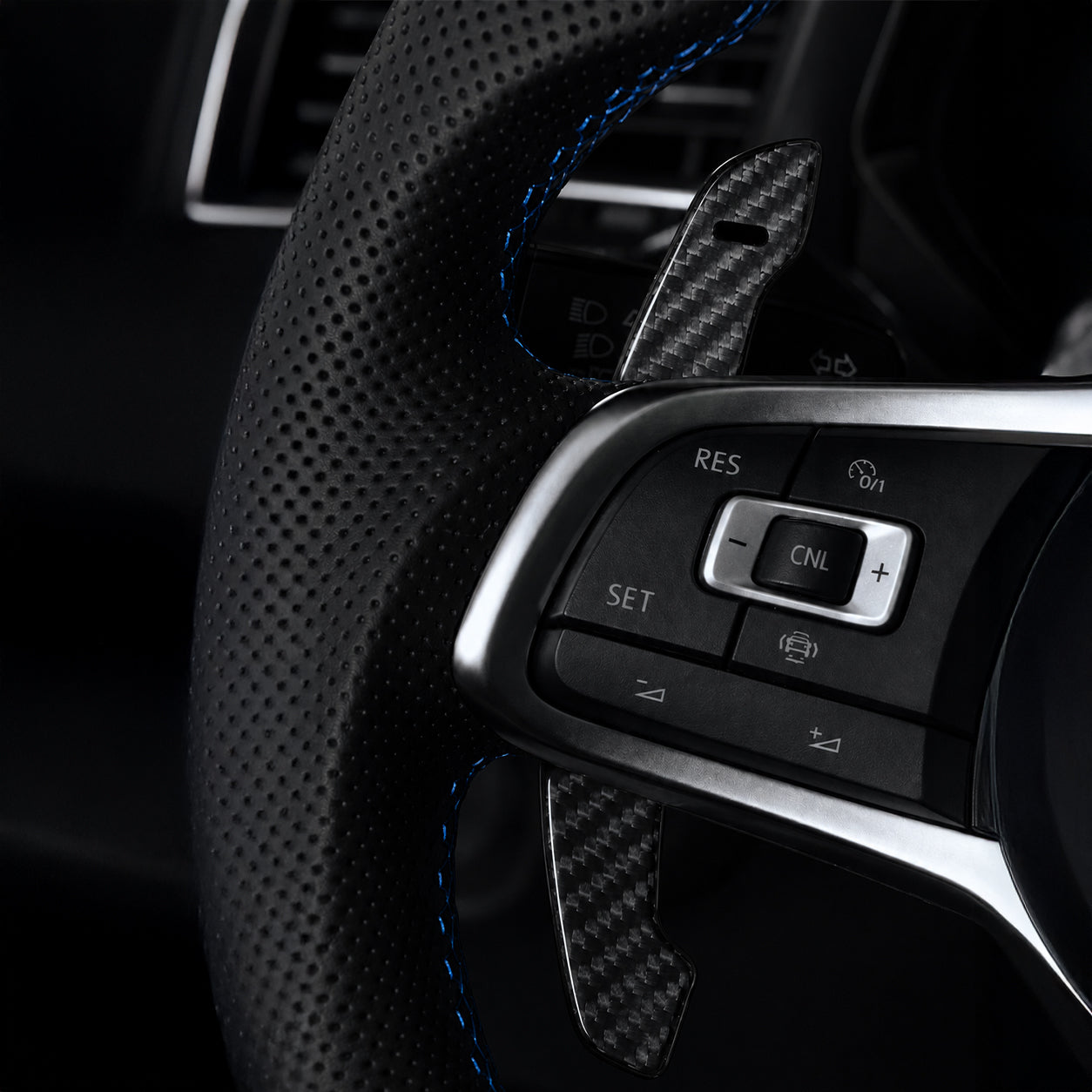 Levas Magnéticas Curtas de Carbono - VW GOLF 7